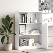 Regal za knjige bijeli 80x24x109 cm konstruirano drvo