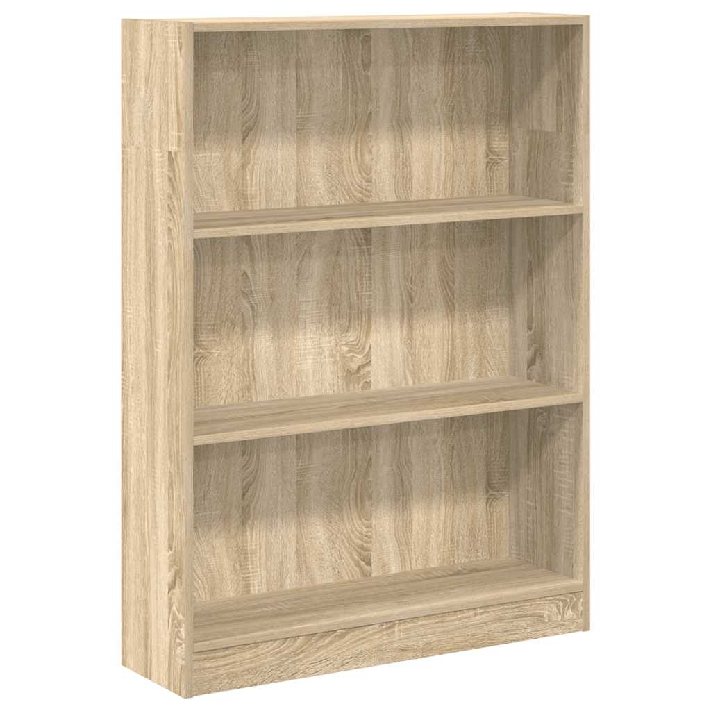 Regal za knjige boja hrasta 80x24x109 cm od konstruiranog drva