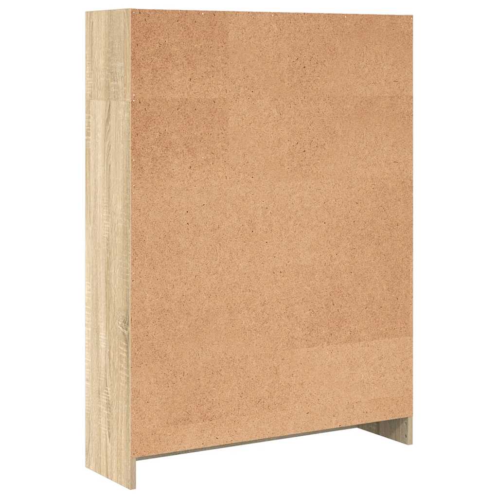 Regal za knjige boja hrasta 80x24x109 cm od konstruiranog drva