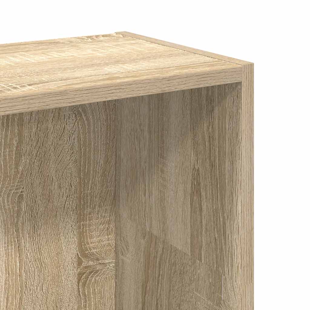 Regal za knjige boja hrasta 80x24x109 cm od konstruiranog drva