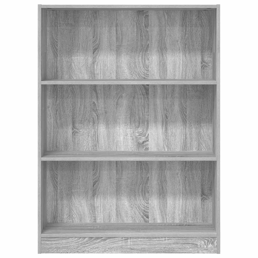 Regal za knjige boja hrasta 80x24x109 cm konstruirano drvo