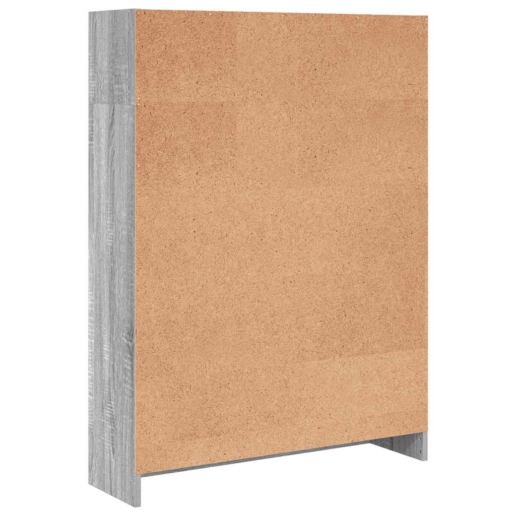 Regal za knjige boja hrasta 80x24x109 cm konstruirano drvo