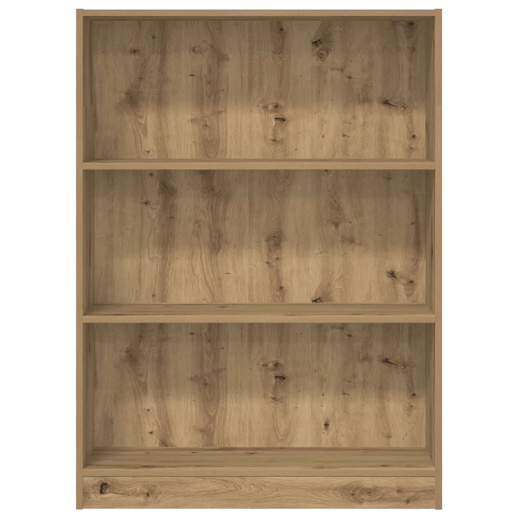 Regal za knjige boja hrasta 80x24x109 cm konstruirano drvo