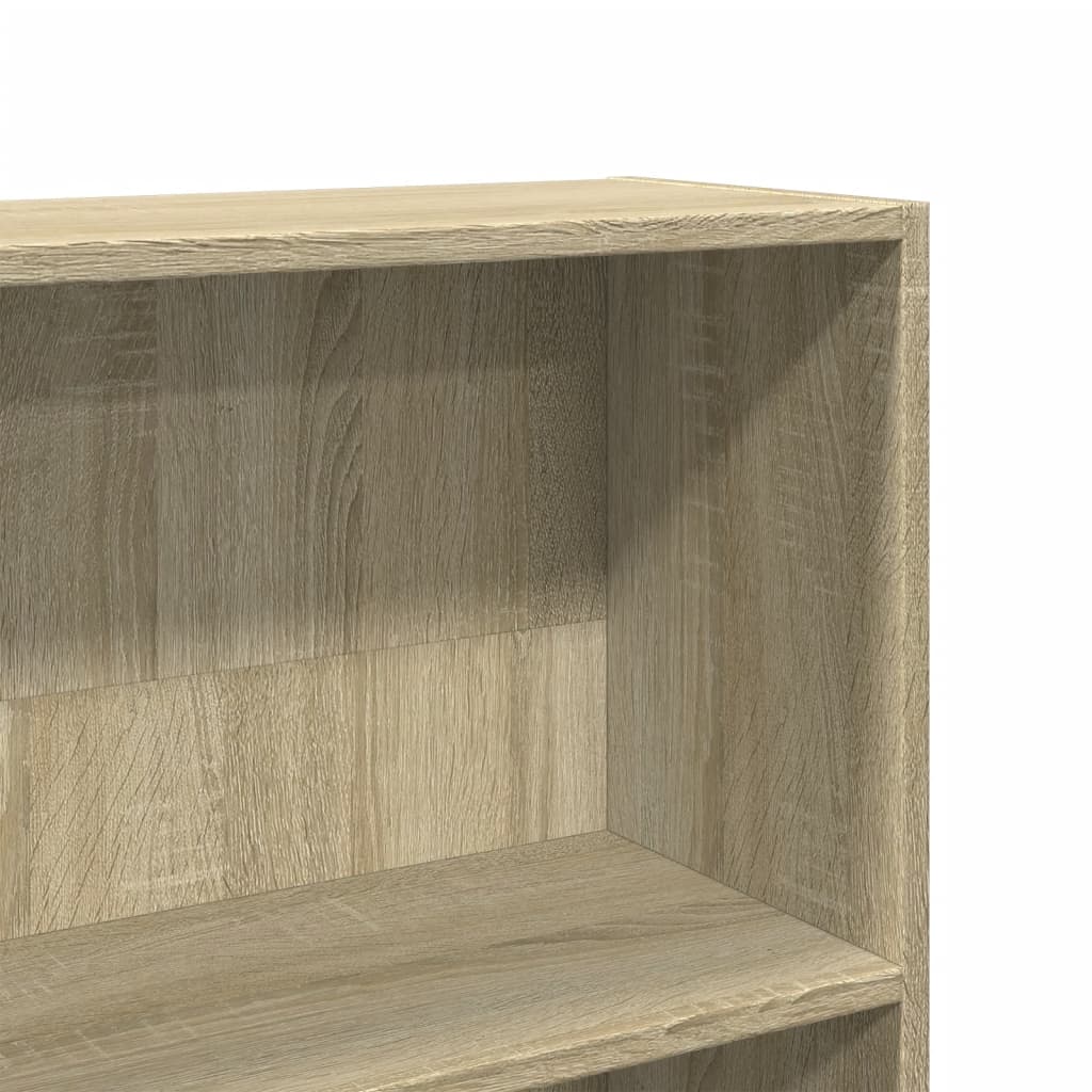 Regal za knjige boja hrasta 80x24x143 cm od konstruiranog drva