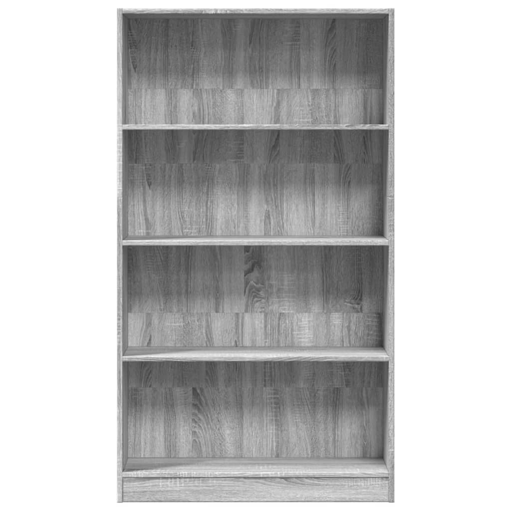 Regal za knjige boja hrasta 80x24x143 cm konstruirano drvo