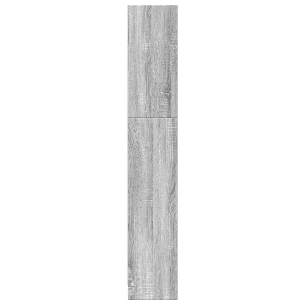 Regal za knjige boja hrasta 80x24x143 cm konstruirano drvo