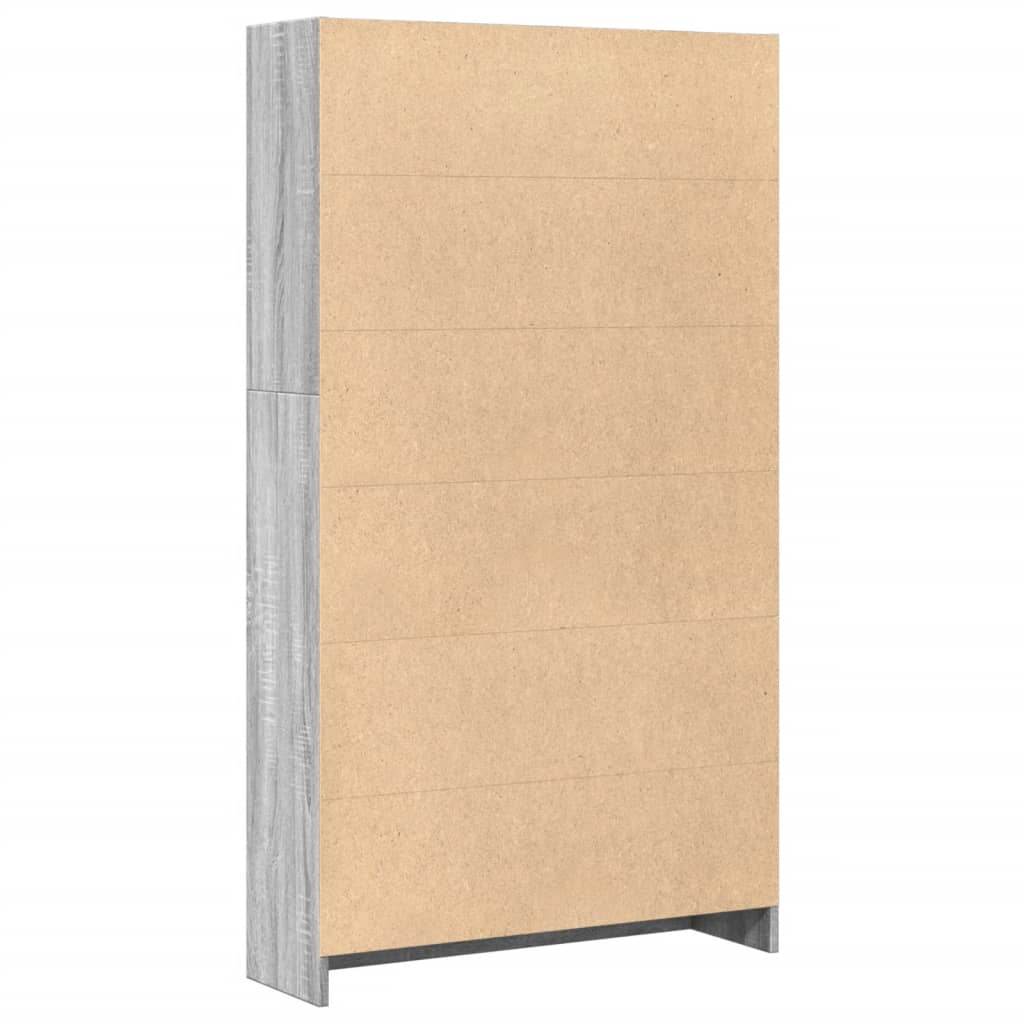 Regal za knjige boja hrasta 80x24x143 cm konstruirano drvo
