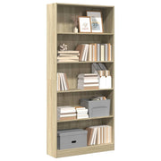 Biblioteka Sonoma hrast 80x24x176 cm Konstruirano drvo