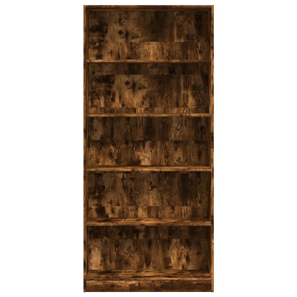 Regal za knjige boja hrasta 80x24x176 cm konstruirano drvo
