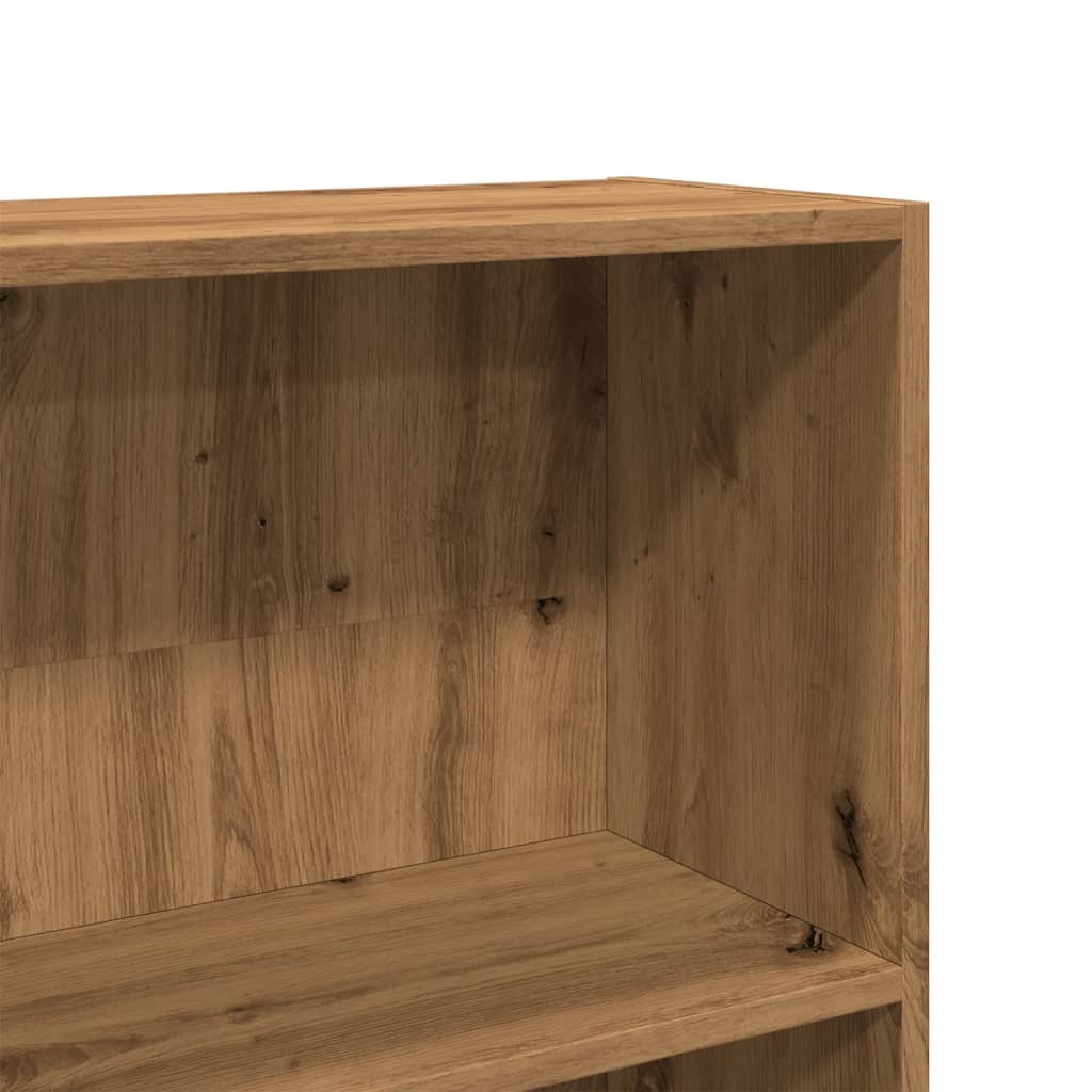 Regal za knjige boja hrasta 80x24x176 cm konstruirano drvo