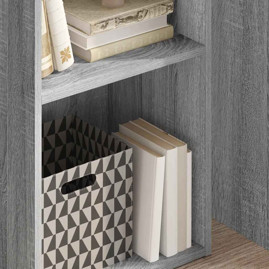 Regal za knjige boja hrasta 40x30x77 cm konstruirano drvo