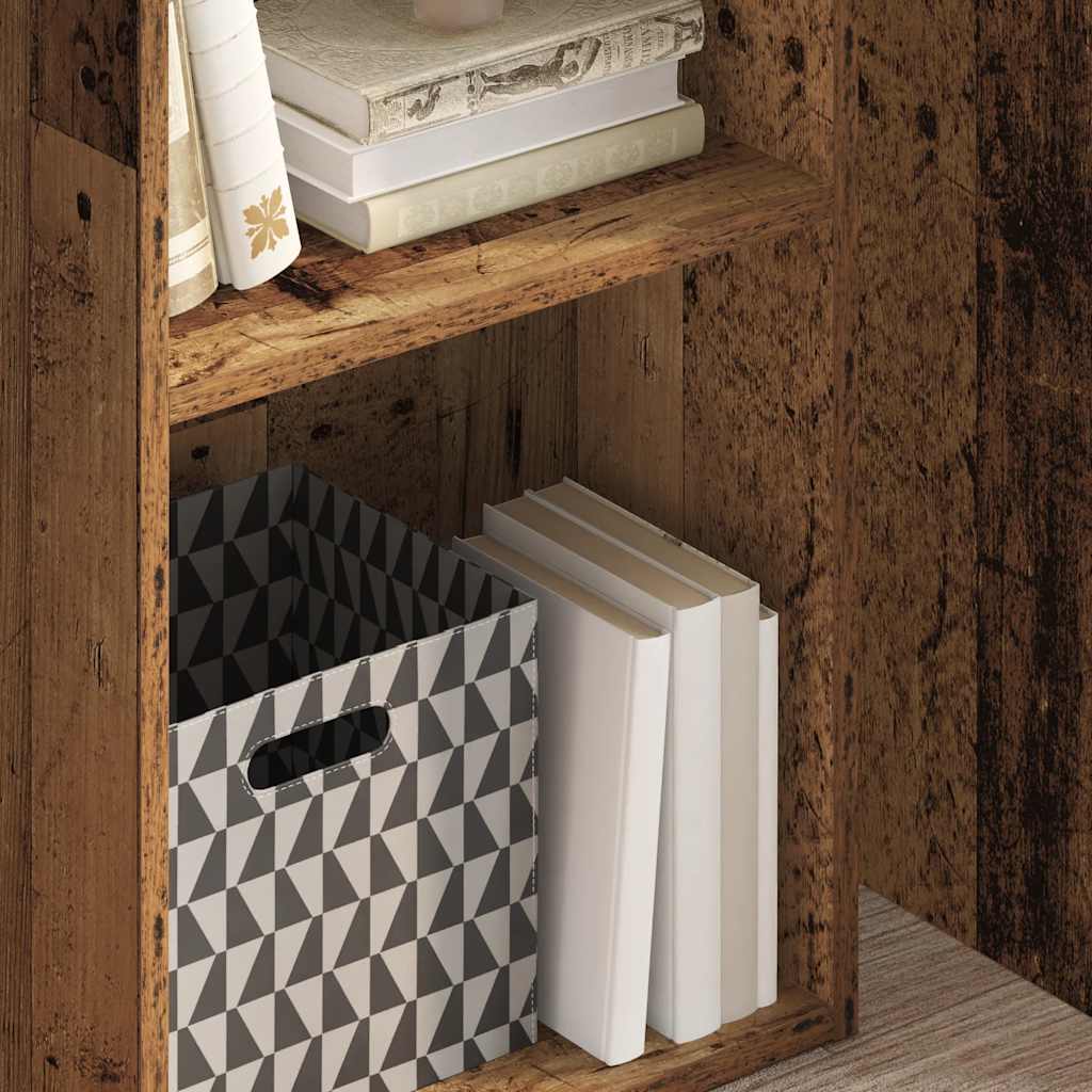 Regal za knjige boja starog drva 40x30x77 cm konstruirano drvo