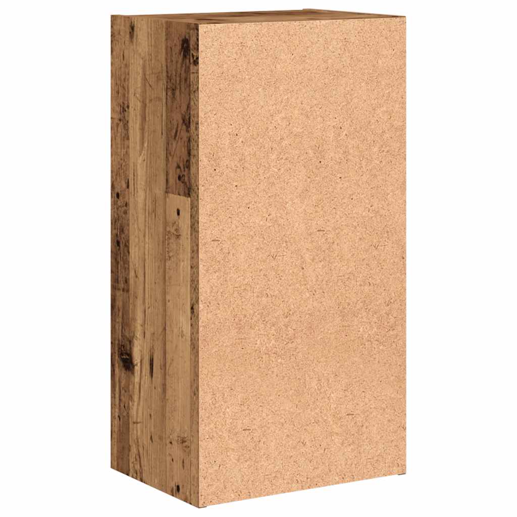 Regal za knjige boja starog drva 40x30x77 cm konstruirano drvo