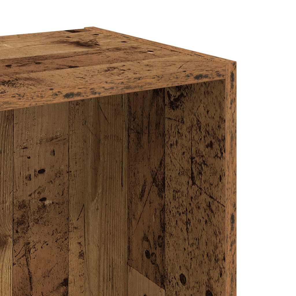 Regal za knjige boja starog drva 40x30x77 cm konstruirano drvo