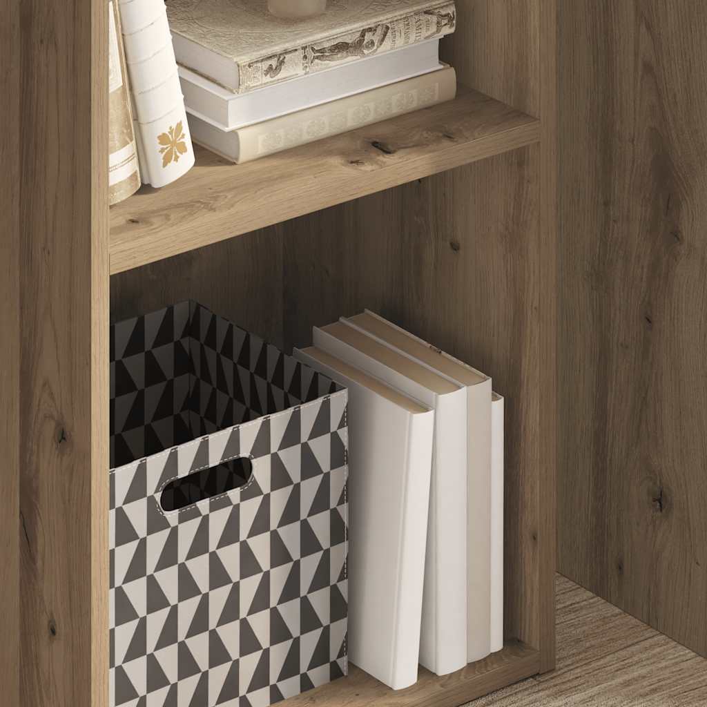 Regal za knjige boja hrasta 40x30x77 cm konstruirano drvo