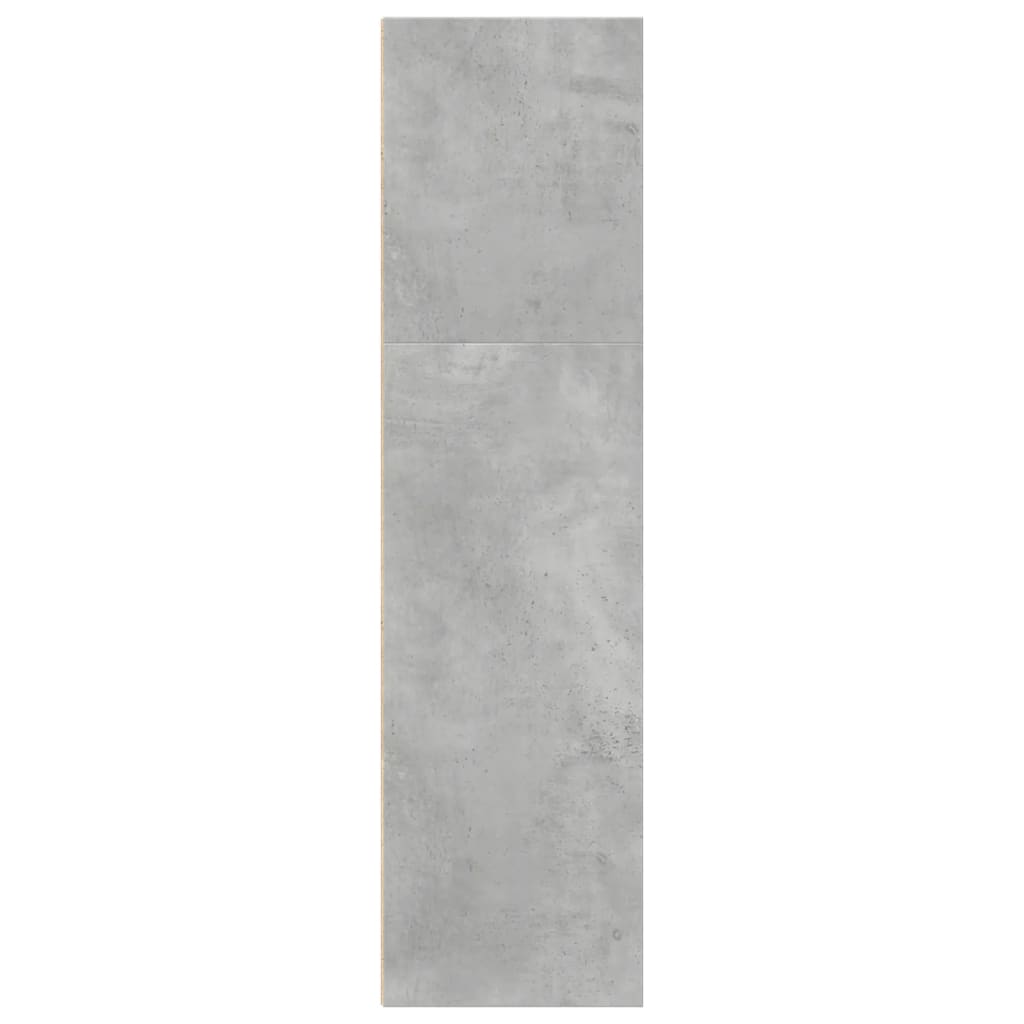 Regal za knjige boja betona 40x30x114 cm konstruirano drvo