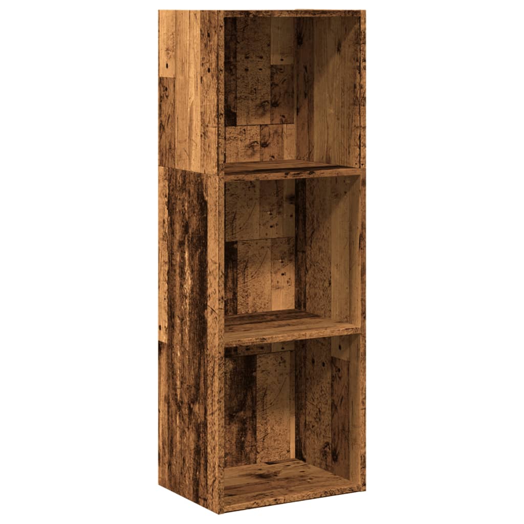 Regal za knjige boja starog drva 40x30x114 cm konstruirano drvo