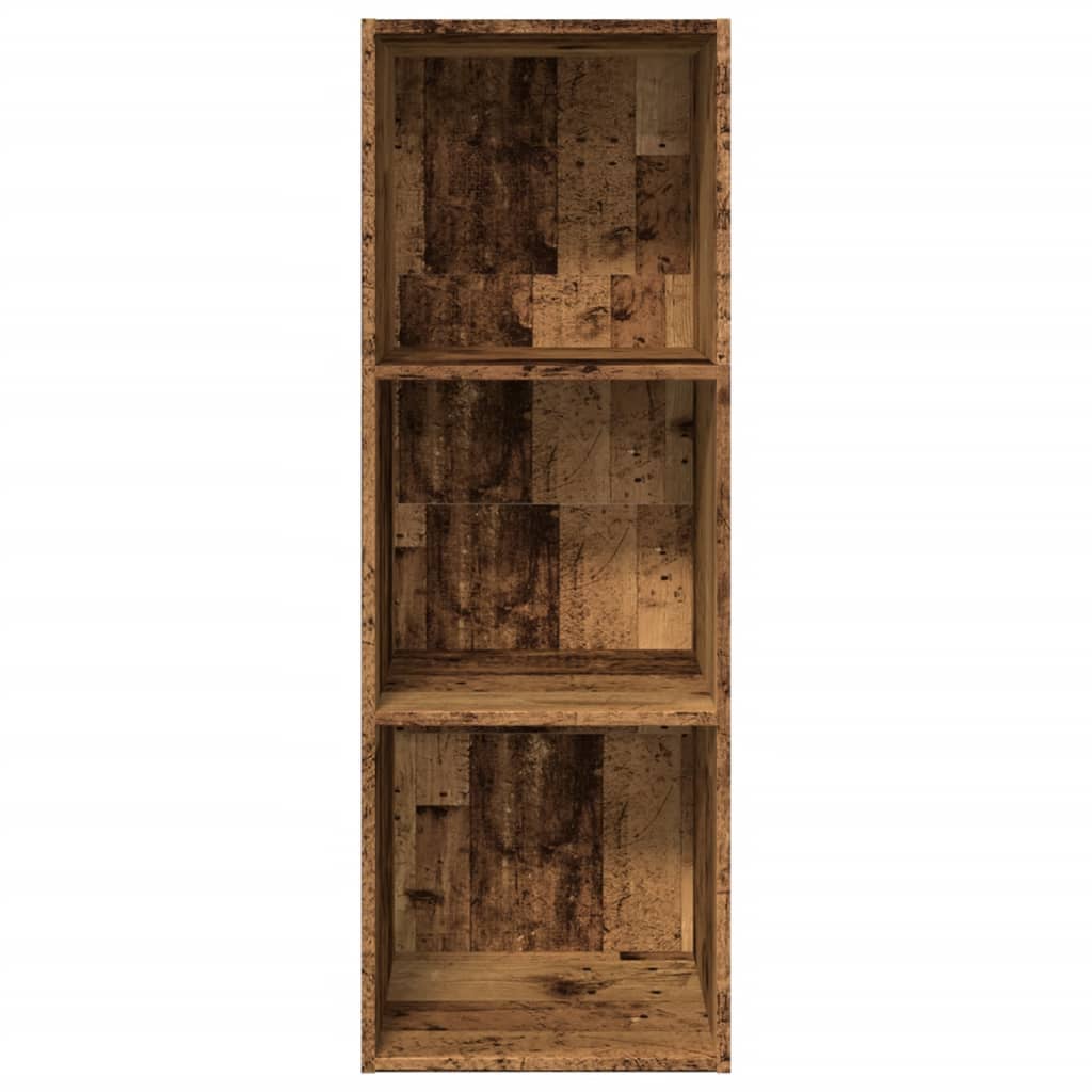 Regal za knjige boja starog drva 40x30x114 cm konstruirano drvo