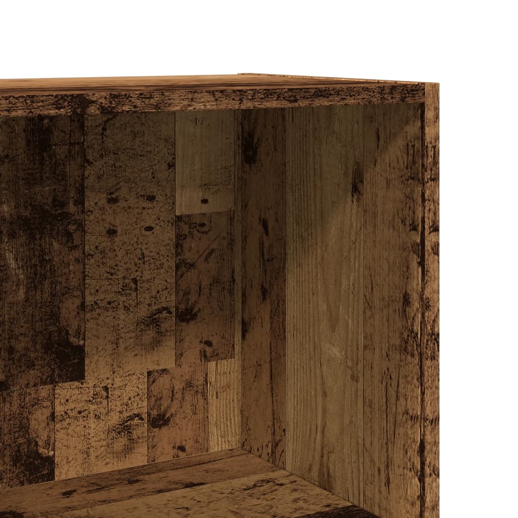 Regal za knjige boja starog drva 40x30x114 cm konstruirano drvo