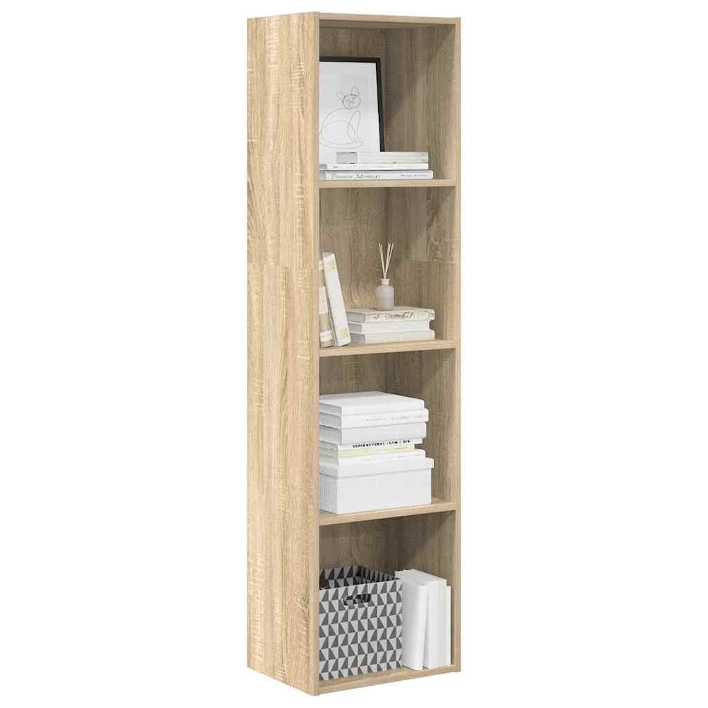 Regal za knjige boja hrasta 40x30x152 cm od konstruiranog drva