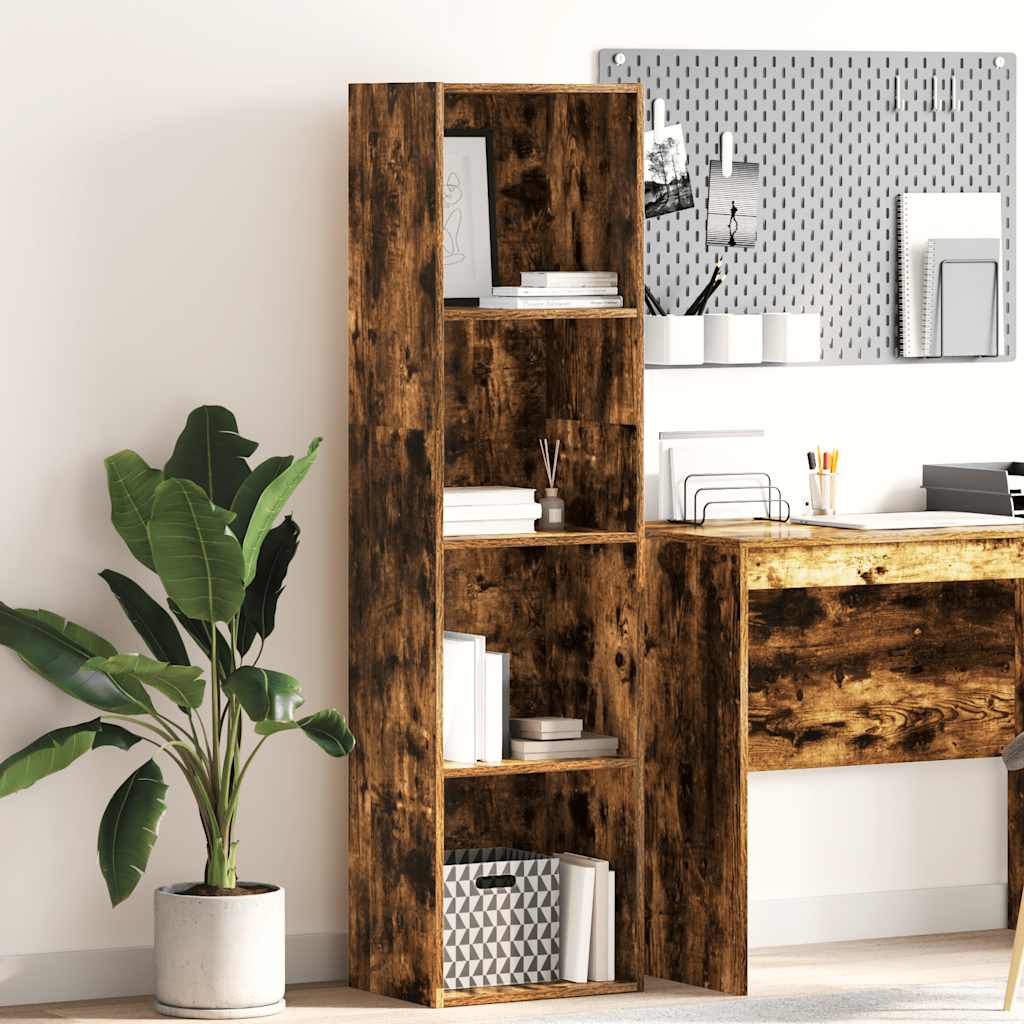 Regal za knjige boja hrasta 40x30x152 cm konstruirano drvo