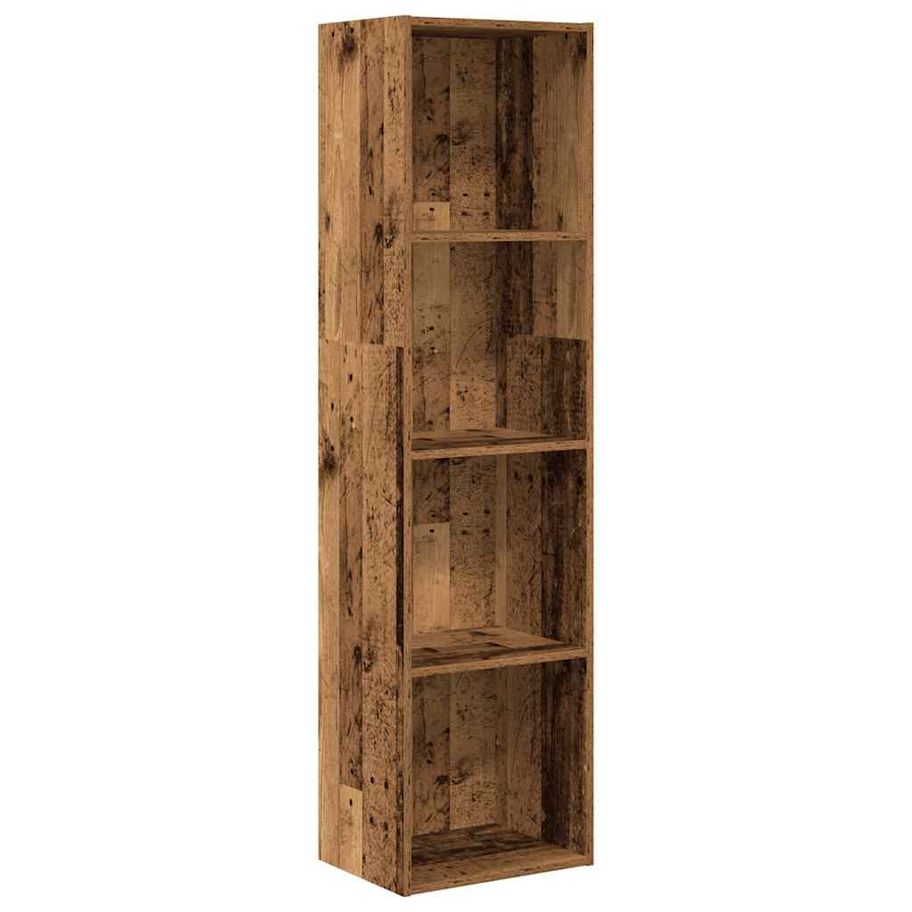 Regal za knjige boja starog drva 40x30x152 cm konstruirano drvo