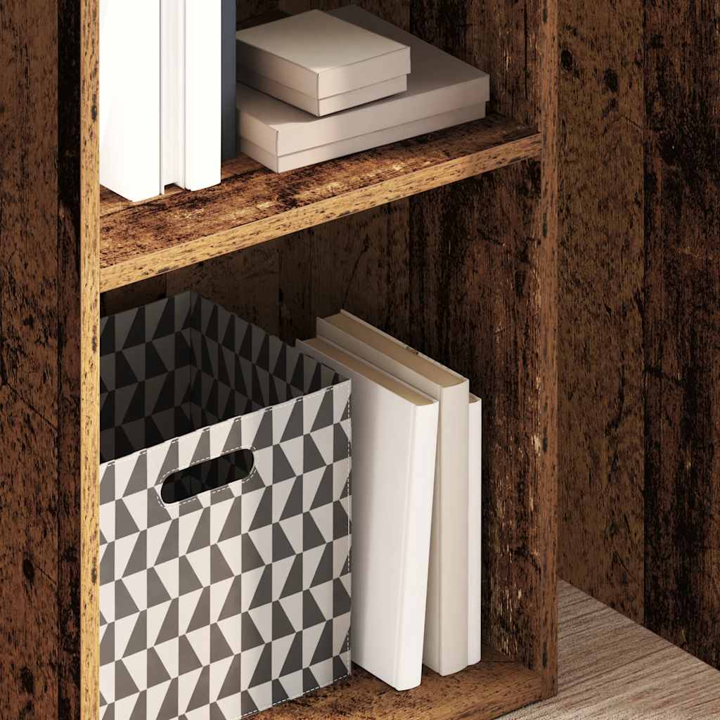 Regal za knjige boja starog drva 40x30x152 cm konstruirano drvo