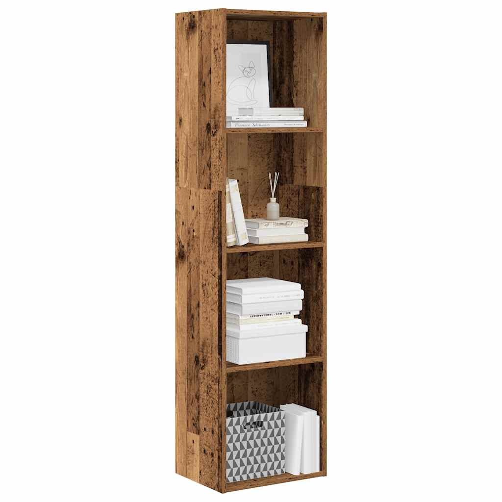 Regal za knjige boja starog drva 40x30x152 cm konstruirano drvo