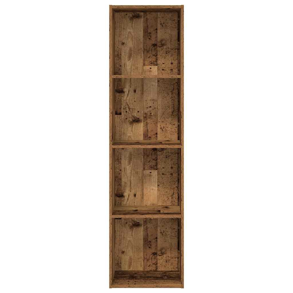 Regal za knjige boja starog drva 40x30x152 cm konstruirano drvo