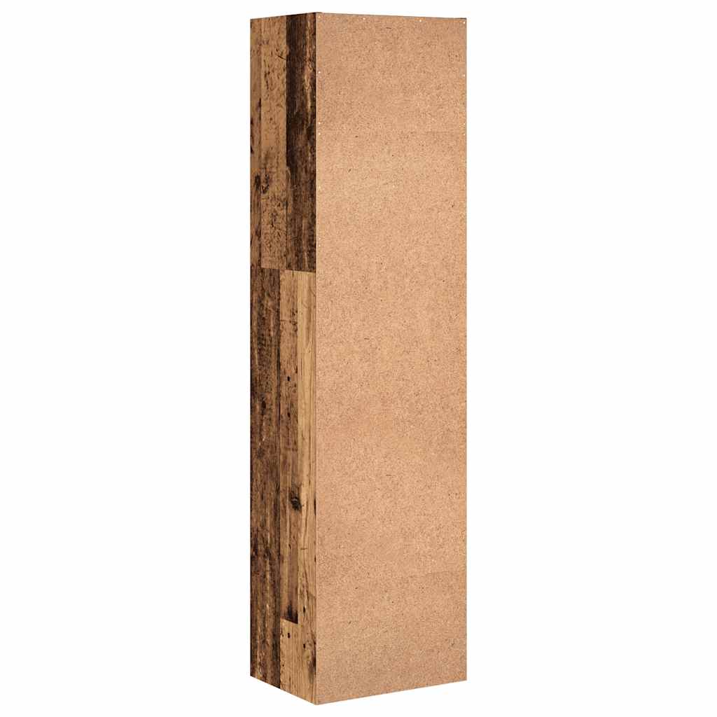 Regal za knjige boja starog drva 40x30x152 cm konstruirano drvo