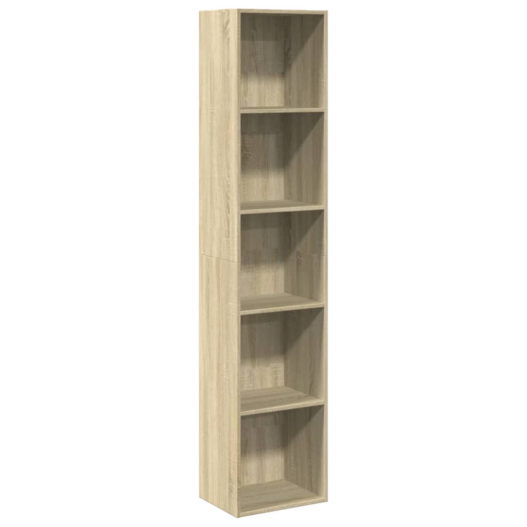 Regal za knjige boja hrasta 40x30x189 cm od konstruiranog drva