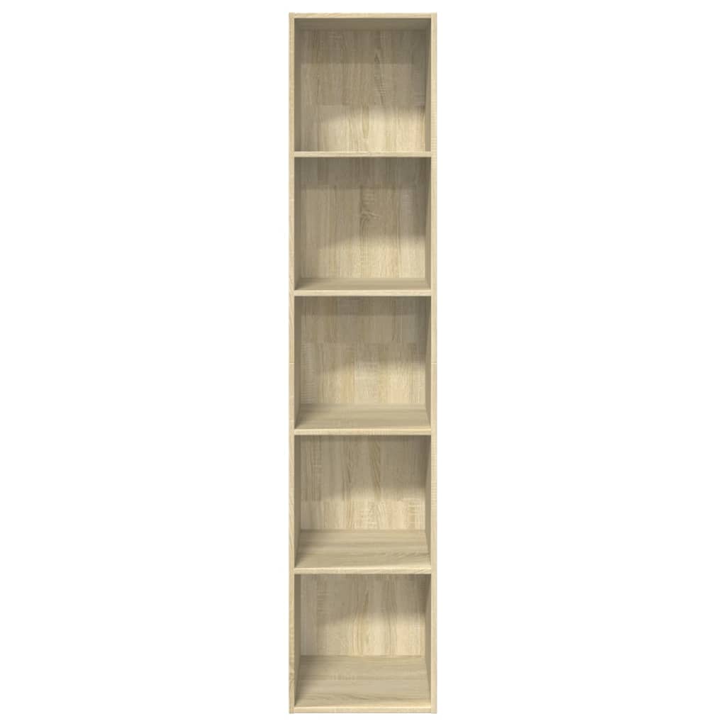 Regal za knjige boja hrasta 40x30x189 cm od konstruiranog drva