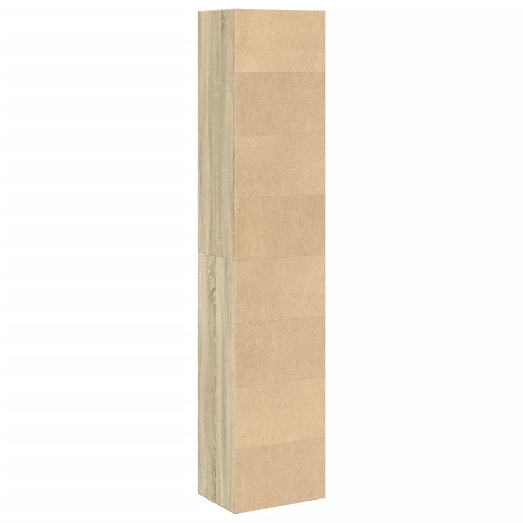 Regal za knjige boja hrasta 40x30x189 cm od konstruiranog drva