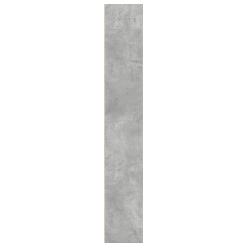 Regal za knjige boja betona 40x30x189 cm konstruirano drvo