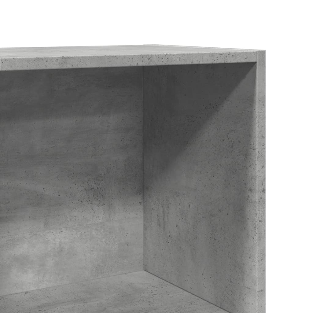 Regal za knjige boja betona 40x30x189 cm konstruirano drvo