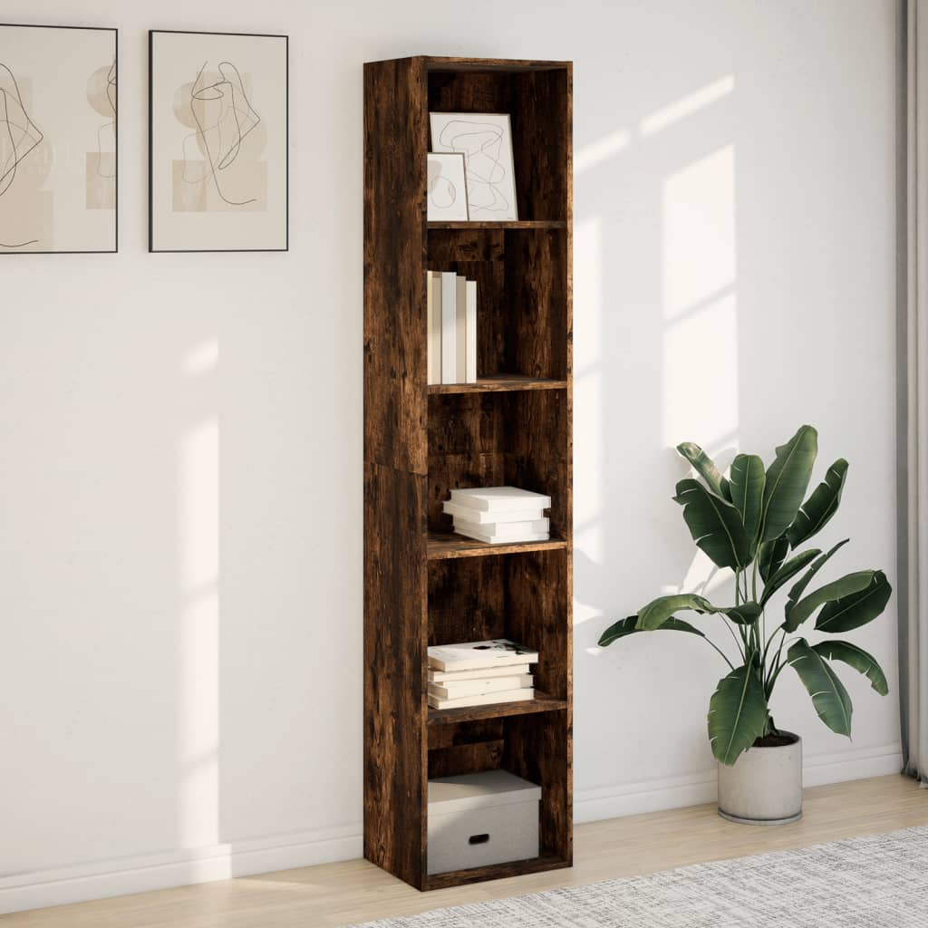 Regal za knjige boja hrasta 40x30x189 cm konstruirano drvo