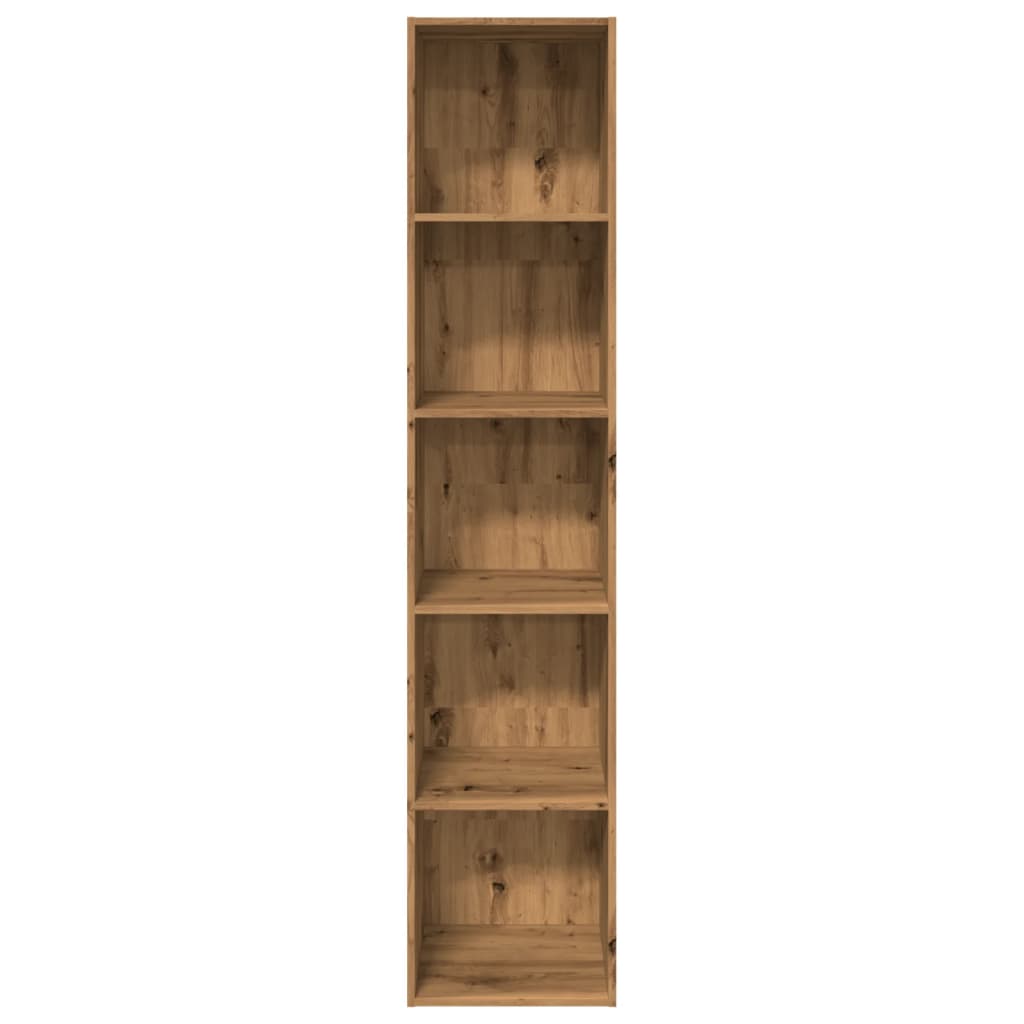 Regal za knjige boja hrasta 40x30x189 cm konstruirano drvo
