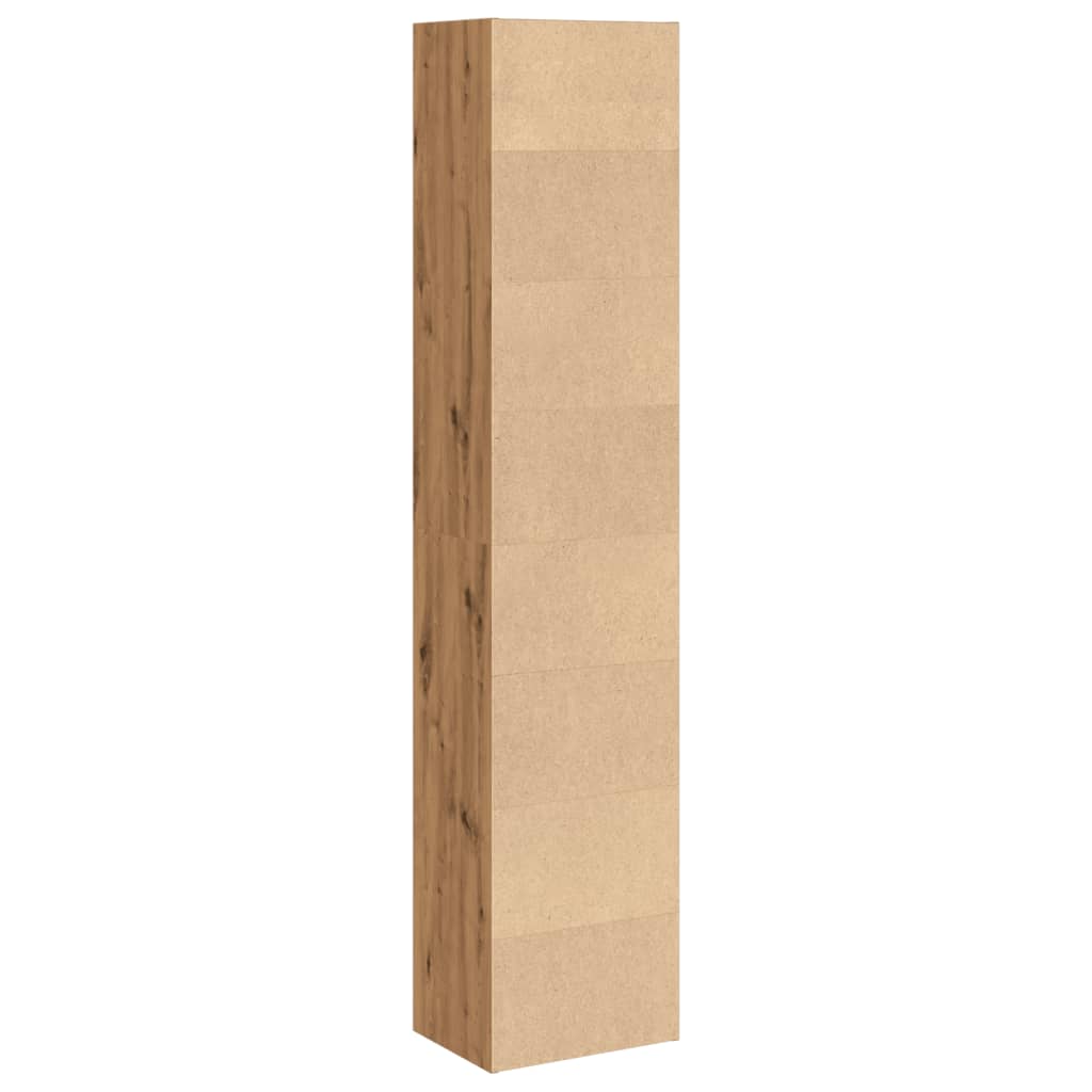 Regal za knjige boja hrasta 40x30x189 cm konstruirano drvo