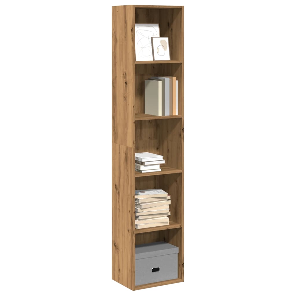 Regal za knjige boja hrasta 40x30x189 cm konstruirano drvo