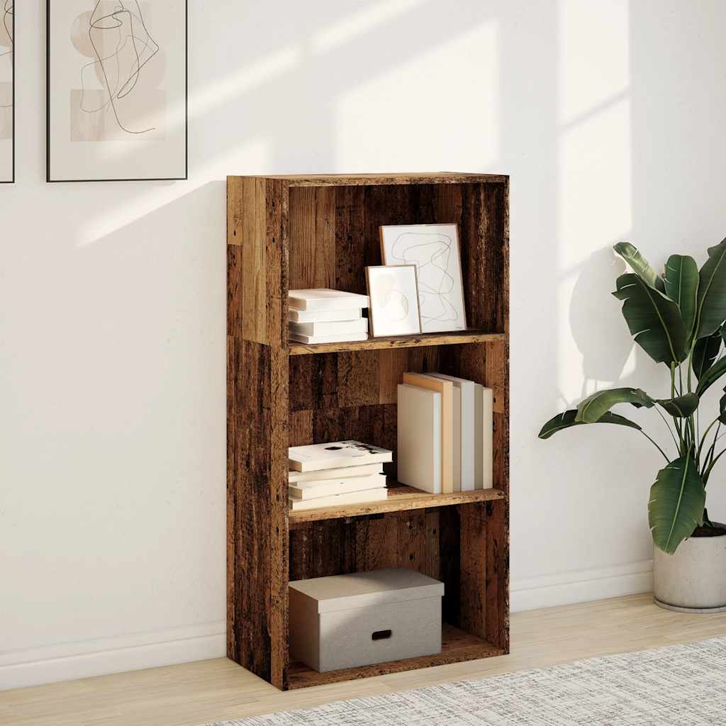 Regal za knjige boja starog drva 60x30x114 cm konstruirano drvo