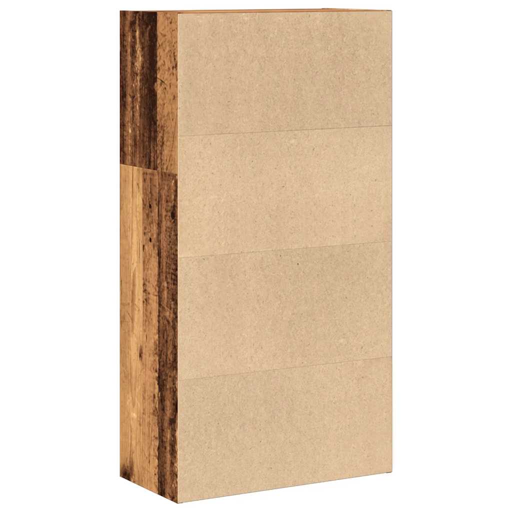 Regal za knjige boja starog drva 60x30x114 cm konstruirano drvo