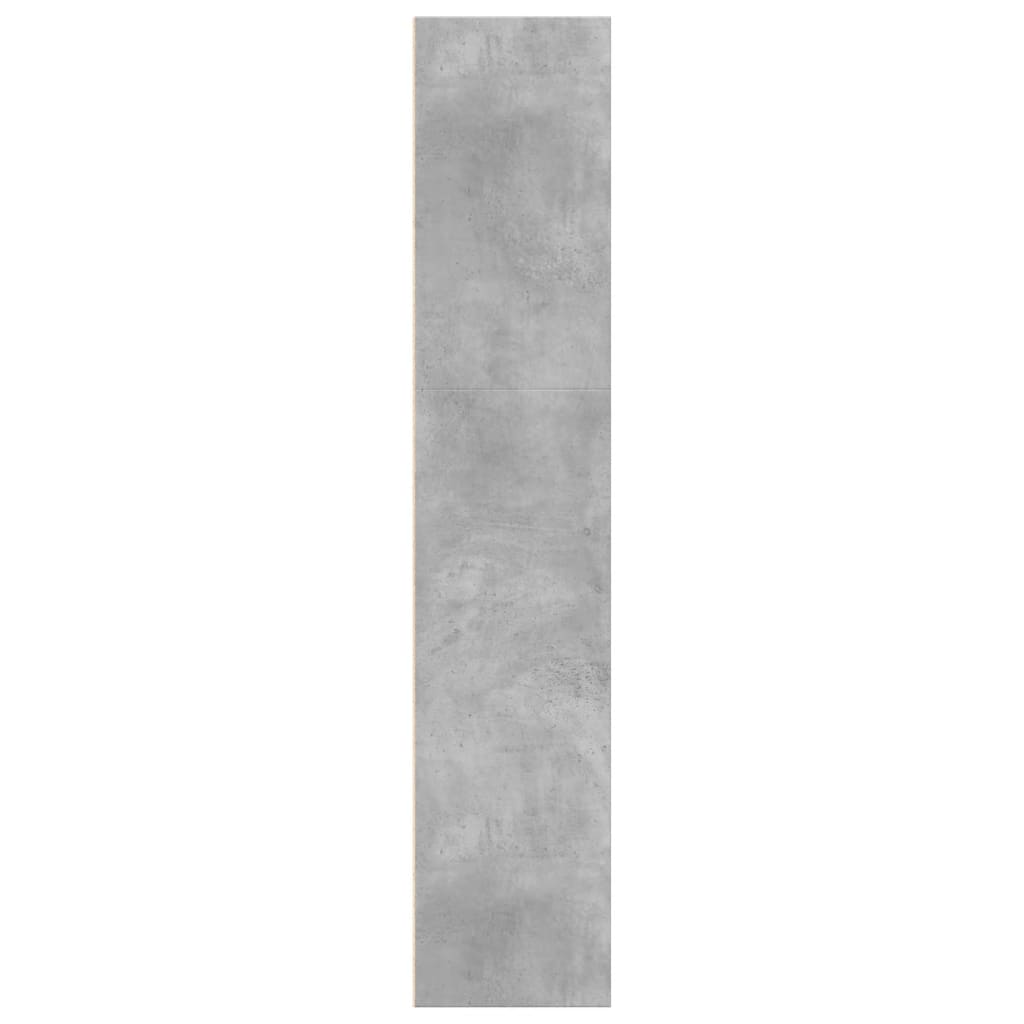 Regal za knjige boja betona 60x30x152 cm konstruirano drvo