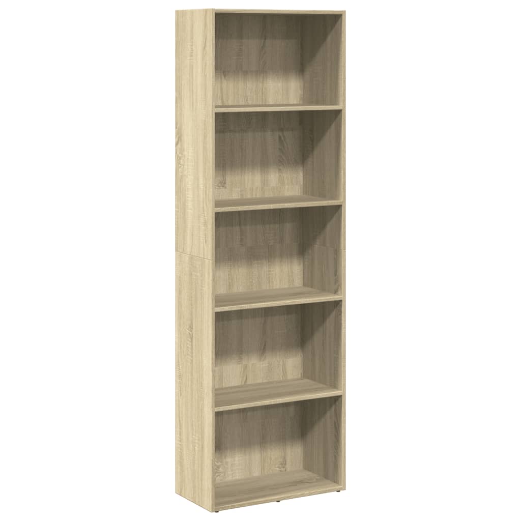 Regal za knjige boja hrasta 60x30x189 cm od konstruiranog drva
