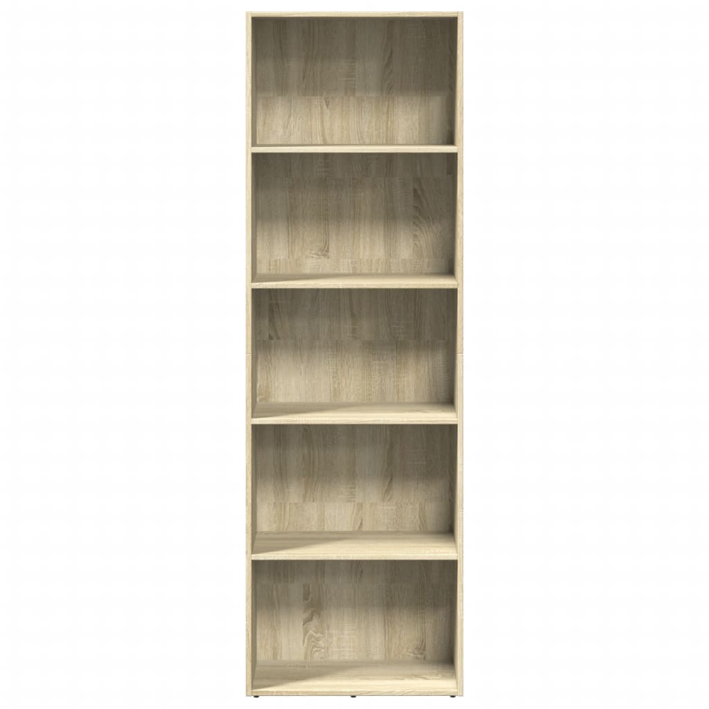 Regal za knjige boja hrasta 60x30x189 cm od konstruiranog drva