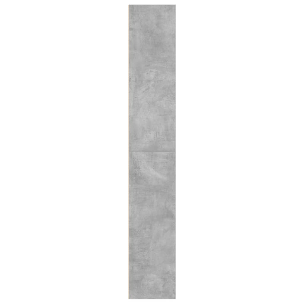 Regal za knjige boja betona 60x30x189 cm konstruirano drvo