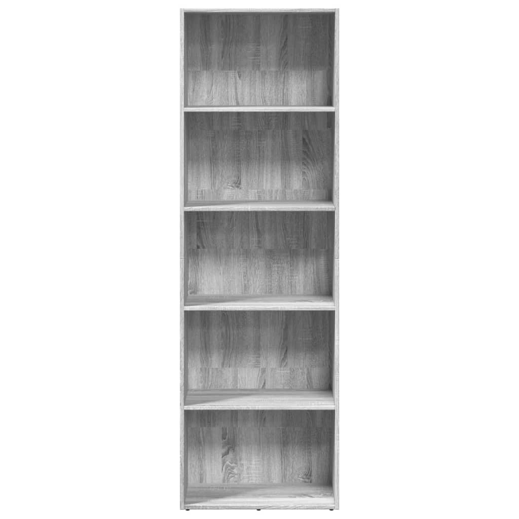 Regal za knjige boja hrasta 60x30x189 cm konstruirano drvo