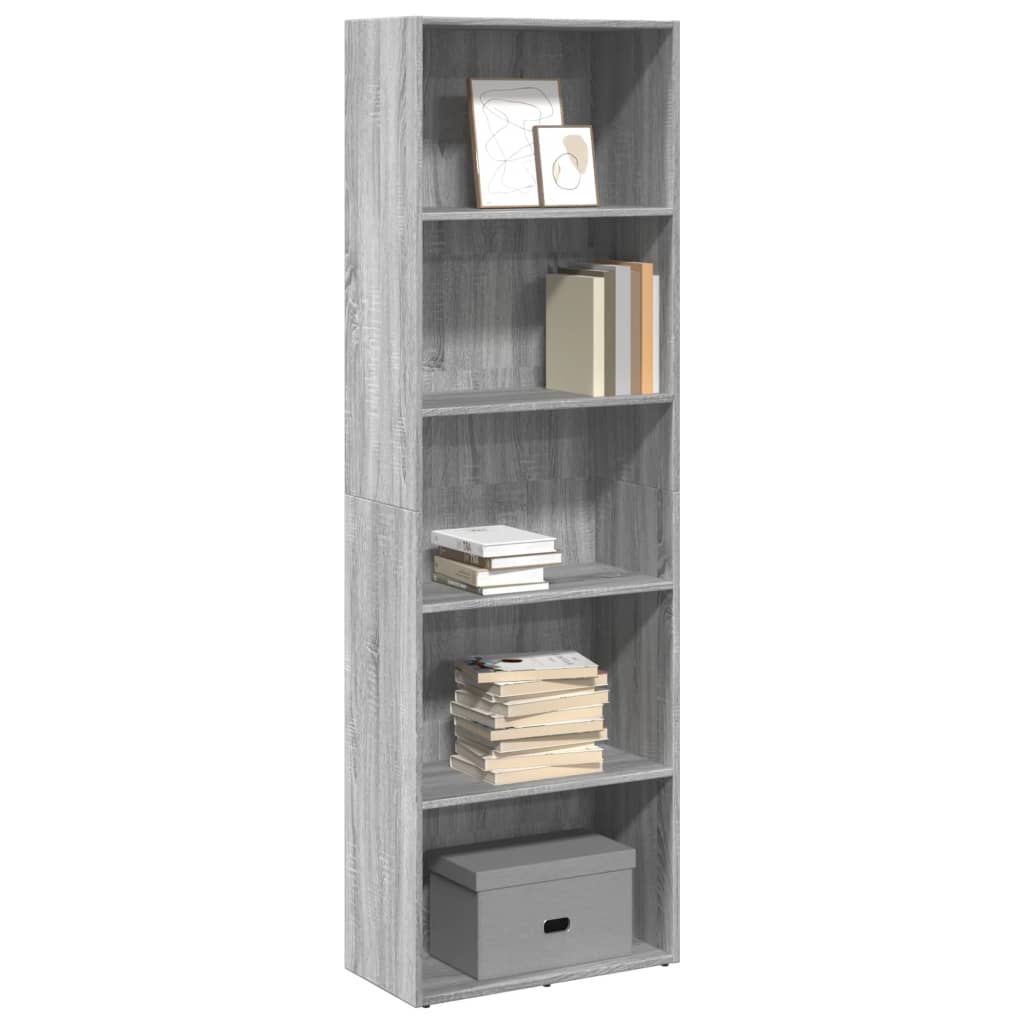 Regal za knjige boja hrasta 60x30x189 cm konstruirano drvo
