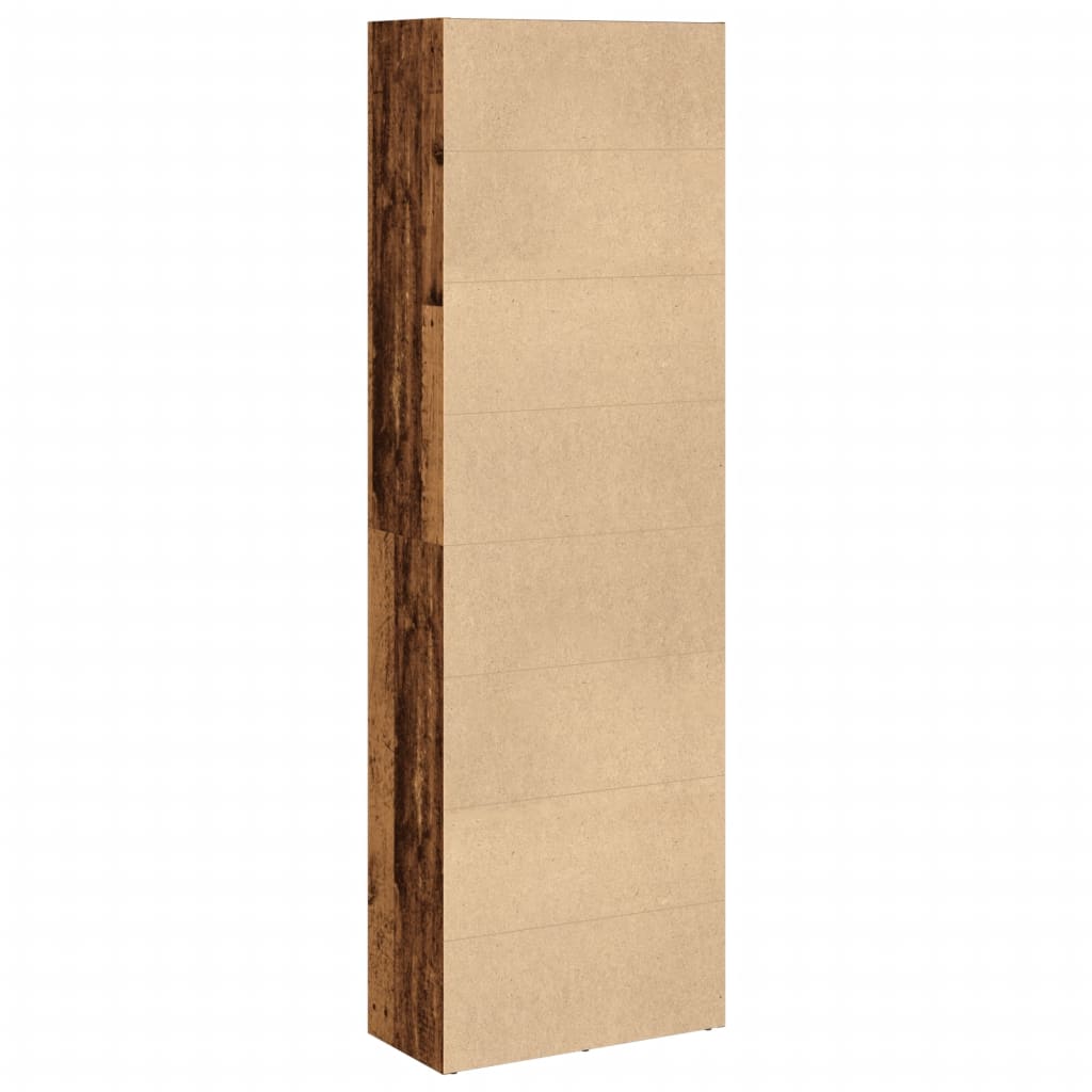 Regal za knjige boja starog drva 60x30x189 cm konstruirano drvo