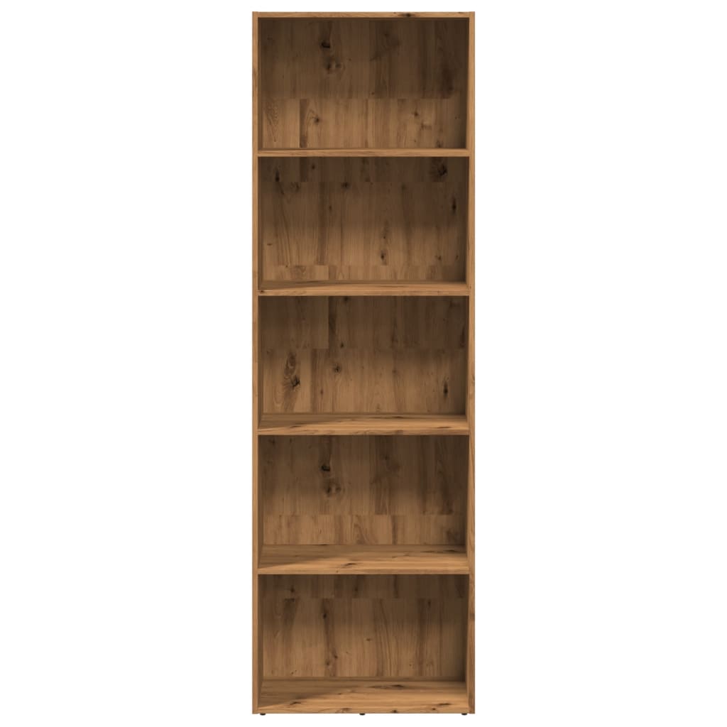 Regal za knjige boja hrasta 60x30x189 cm konstruirano drvo