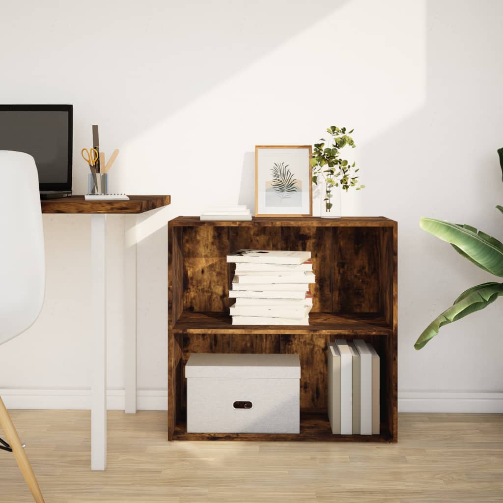 Regal za knjige boja hrasta 80x30x77 cm konstruirano drvo